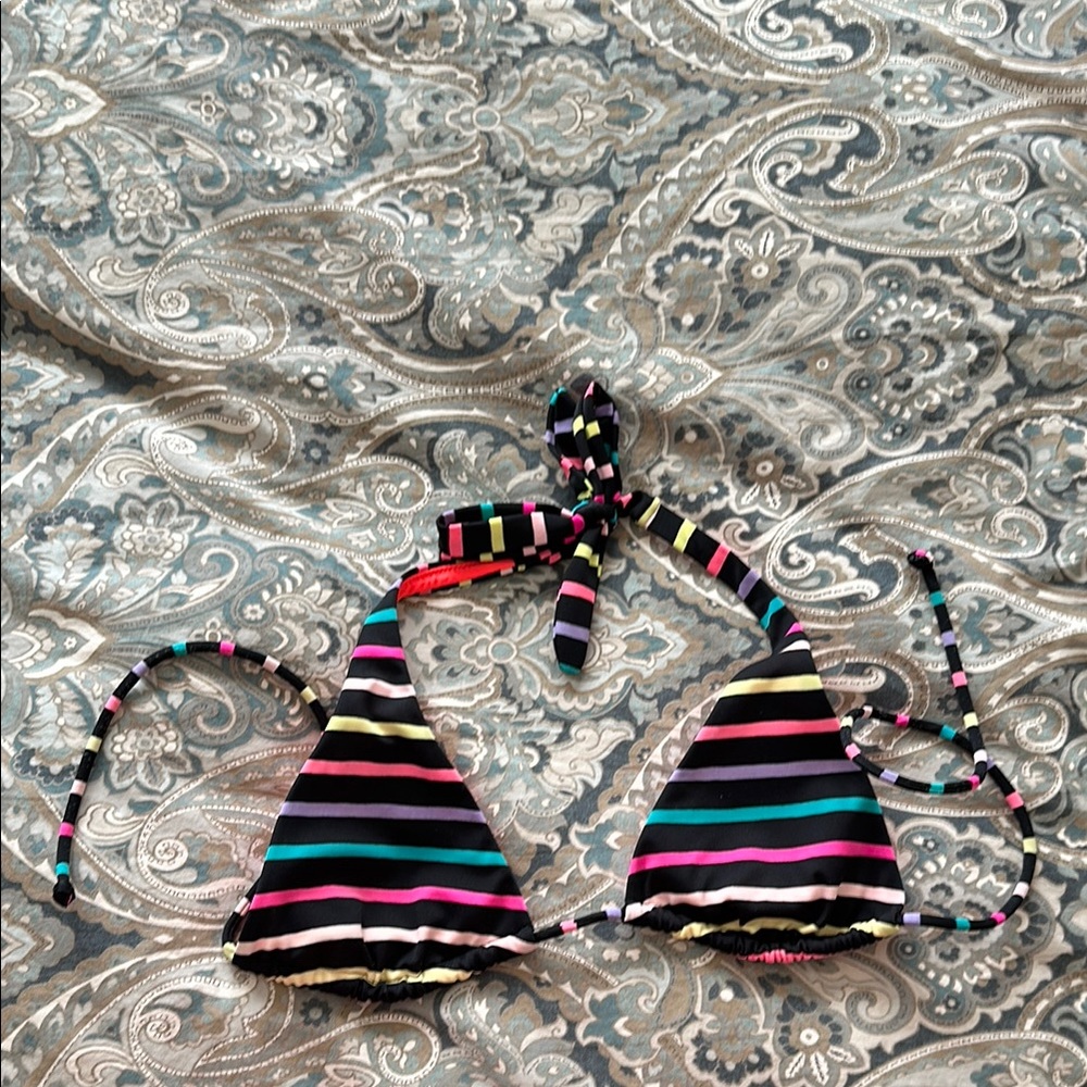 Striped Bikini Top